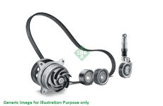 Vodní pumpa + klinový żebrový řemen Schaeffler INA 529 0330 31