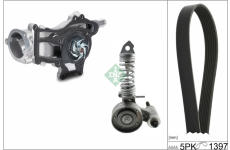 Vodní pumpa + klinový żebrový řemen Schaeffler INA 529 0326 30
