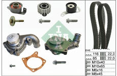 Vodní pumpa + sada ozubeného řemene Schaeffler INA 530 0104 31