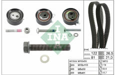 ozubení,sada rozvodového řemene Schaeffler INA 530 0484 10