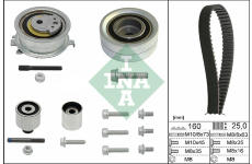 Sada ozubeného remeňa Schaeffler INA 530 0550 10