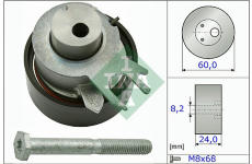 Napínací kladka, ozubený řemen Schaeffler INA 531 0317 10