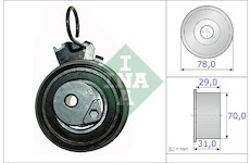 Napínacia kladka ozubeného remeňa Schaeffler INA 531 0532 10