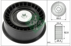 Vratná/vodicí kladka, ozubený řemen Schaeffler INA 532 0033 10