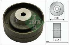 Vratna/vodici kladka, ozubeny remen Schaeffler INA 532 0051 10