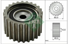 Vratná/vodicí kladka, ozubený řemen Schaeffler INA 532 0085 20