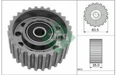 Vratna/vodici kladka, ozubeny remen Schaeffler INA 532 0098 20