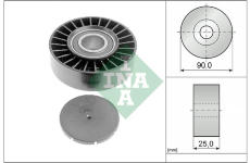 Vratná/vodicí kladka, klínový žebrový řemen Schaeffler INA 532 0169 10