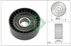 Vratná/vodiaca kladka rebrovaného klinového remeňa Schaeffler INA 532 0243 10