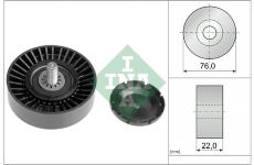 Vratná/vodicí kladka, klínový žebrový řemen Schaeffler INA 532 0323 10