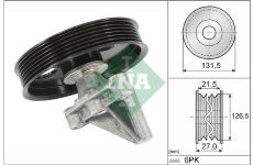 Vratná/vodicí kladka, klínový žebrový řemen Schaeffler INA 532 0354 10