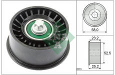 Obehová/vodiaca kladka ozubeného remeňa Schaeffler INA 532 0478 10