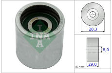 Vratna/vodici kladka, ozubeny remen Schaeffler INA 532 0522 10