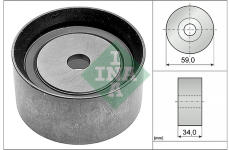 Vratna/vodici kladka, ozubeny remen Schaeffler INA 532 0586 10