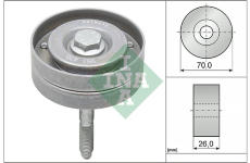 Vratná/vodiaca kladka rebrovaného klinového remeňa Schaeffler INA 532 0596 10