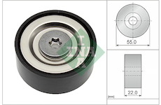 Vratna/vodici kladka, klinovy zebrovy remen Schaeffler INA 532 0720 10