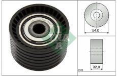 Obehová/vodiaca kladka ozubeného remeňa Schaeffler INA 532 0774 10