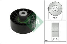 Vratna/vodici kladka, klinovy zebrovy remen Schaeffler INA 532 0776 10