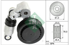 Napinák rebrovaného klinového remeňa Schaeffler INA 534 0011 10