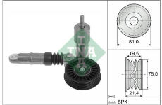 napinak, zebrovany klinovy remen Schaeffler INA 534 0014 10