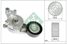 napinak, zebrovany klinovy remen Schaeffler INA 534 0059 10