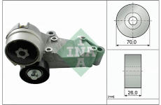 Napínák, žebrovaný klínový řemen Schaeffler INA 534 0146 10