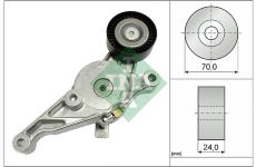 Napínák, žebrovaný klínový řemen Schaeffler INA 534 0151 10