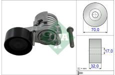 Napínák, žebrovaný klínový řemen Schaeffler INA 534 0432 10