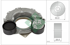 napinak, zebrovany klinovy remen Schaeffler INA 534 0736 10