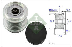 Voľnobeżka alternátora Schaeffler INA 535 0031 10