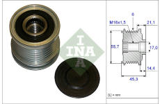 Voľnobeżka alternátora Schaeffler INA 535 0036 10