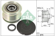 Voľnobeżka alternátora Schaeffler INA 535 0105 10