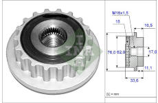 Předstihová spojka Schaeffler INA 535 0118 10