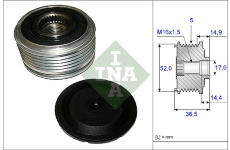 Voľnobeżka alternátora Schaeffler INA 535 0129 10