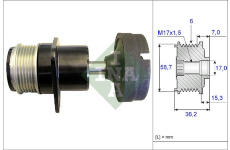 Voľnobeżka alternátora Schaeffler INA 535 0157 10