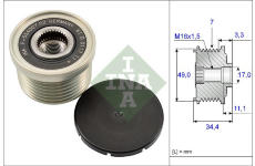 Voľnobeżka alternátora Schaeffler INA 535 0164 10