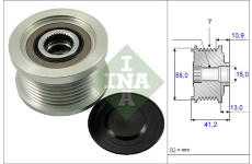 Voľnobeżka alternátora Schaeffler INA 535 0173 10