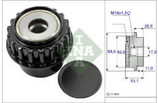 Předstihová spojka Schaeffler INA 535 0175 10