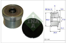 Voľnobeżka alternátora Schaeffler INA 535 0183 10