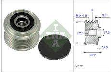 Voľnobeżka alternátora Schaeffler INA 535 0219 10