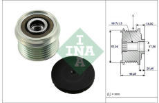 Voľnobeżka alternátora Schaeffler INA 535 0233 10