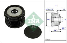 Voľnobeżka alternátora Schaeffler INA 535 0237 10