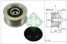 Voľnobeżka alternátora Schaeffler INA 535 0241 10