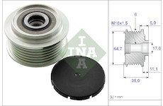 Voľnobeżka alternátora Schaeffler INA 535 0250 10