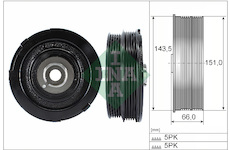 remenice, klikovy hridel Schaeffler INA 544 0069 10