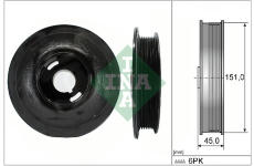 remenice, klikovy hridel Schaeffler INA 544 0072 10