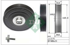 Sada remenice, klikova hridel Schaeffler INA 544 0088 20