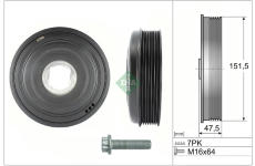 Sada remenice, klikova hridel Schaeffler INA 544 0136 20