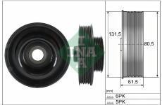 Remenica kľukového hriadeľa Schaeffler INA 544 0141 10