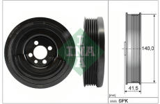 Remenica kľukového hriadeľa Schaeffler INA 544 0163 10